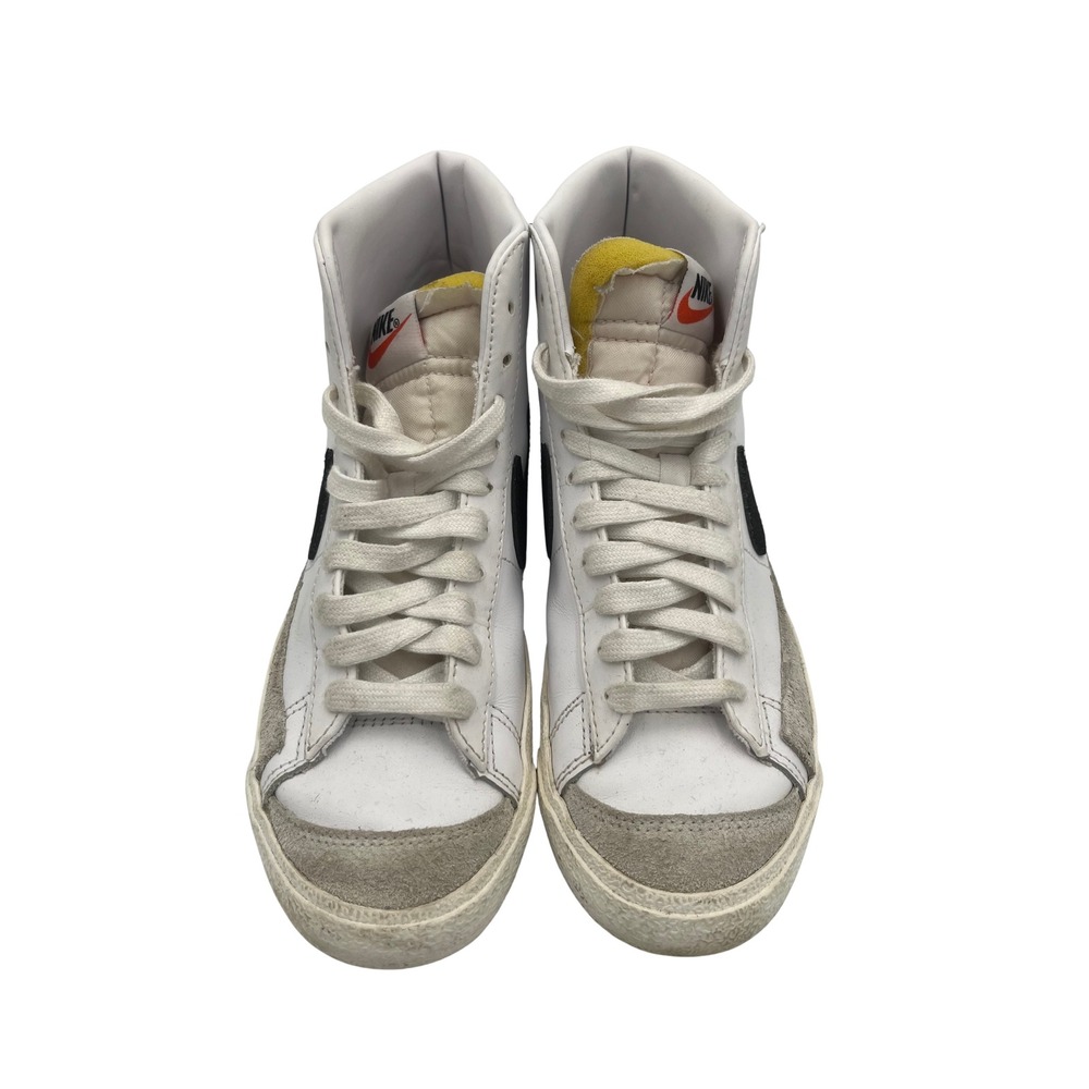 Nike Blazer Mid 77 Vintage White Black Shoes Womens Size 6 5VTLE8